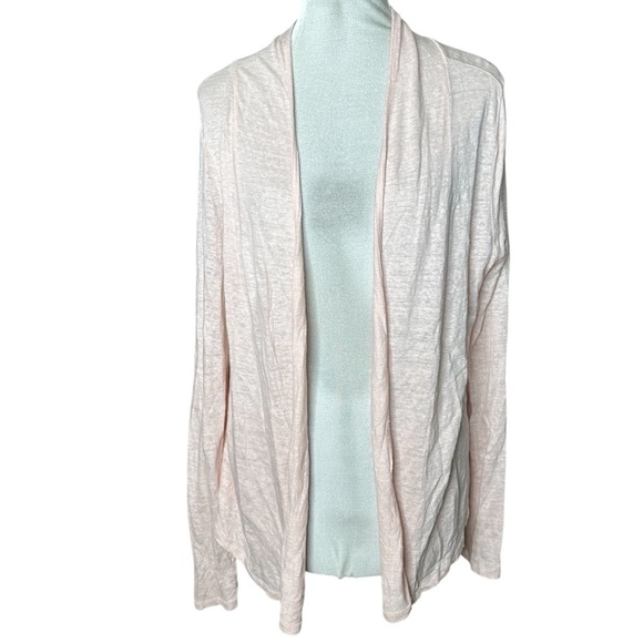 Sundance Linen Light Pink Cardigan. Size Medium - Picture 1 of 4